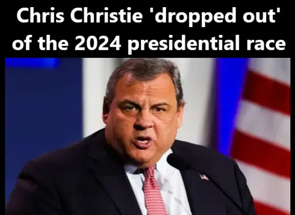 Chris Christie dropped out of the 2024 presidential race - THE AMERICAN ...