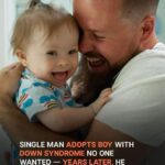 Single dad adopts boy with Down syndrome no one wanted