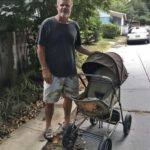 Poor Widowed Dad Buys Old Stroller at Flea Market, Hears Crackling Sound as He Puts Baby in It And Found A Letter That Changed…  STORY OF THE DAY